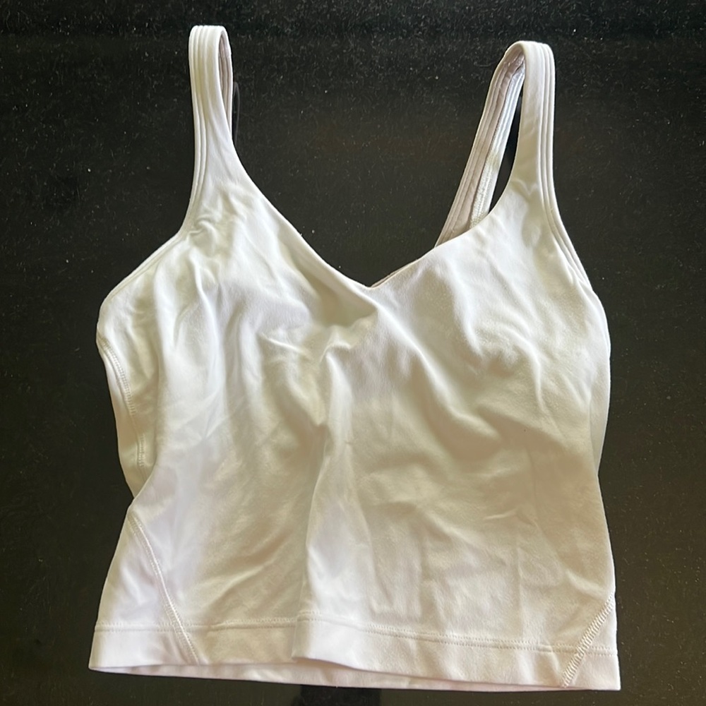Lululemon white align tank (size 0)